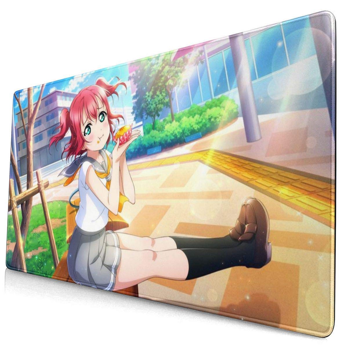 Amazon アニメラブライブサンシャイン 黒沢ルビー15 8x29 5 In大型ゲーミングマウスパッドデスクマットロングノンスリップラバーステッチエッジ Iipad ノーブランド品 マウスパッド 通販