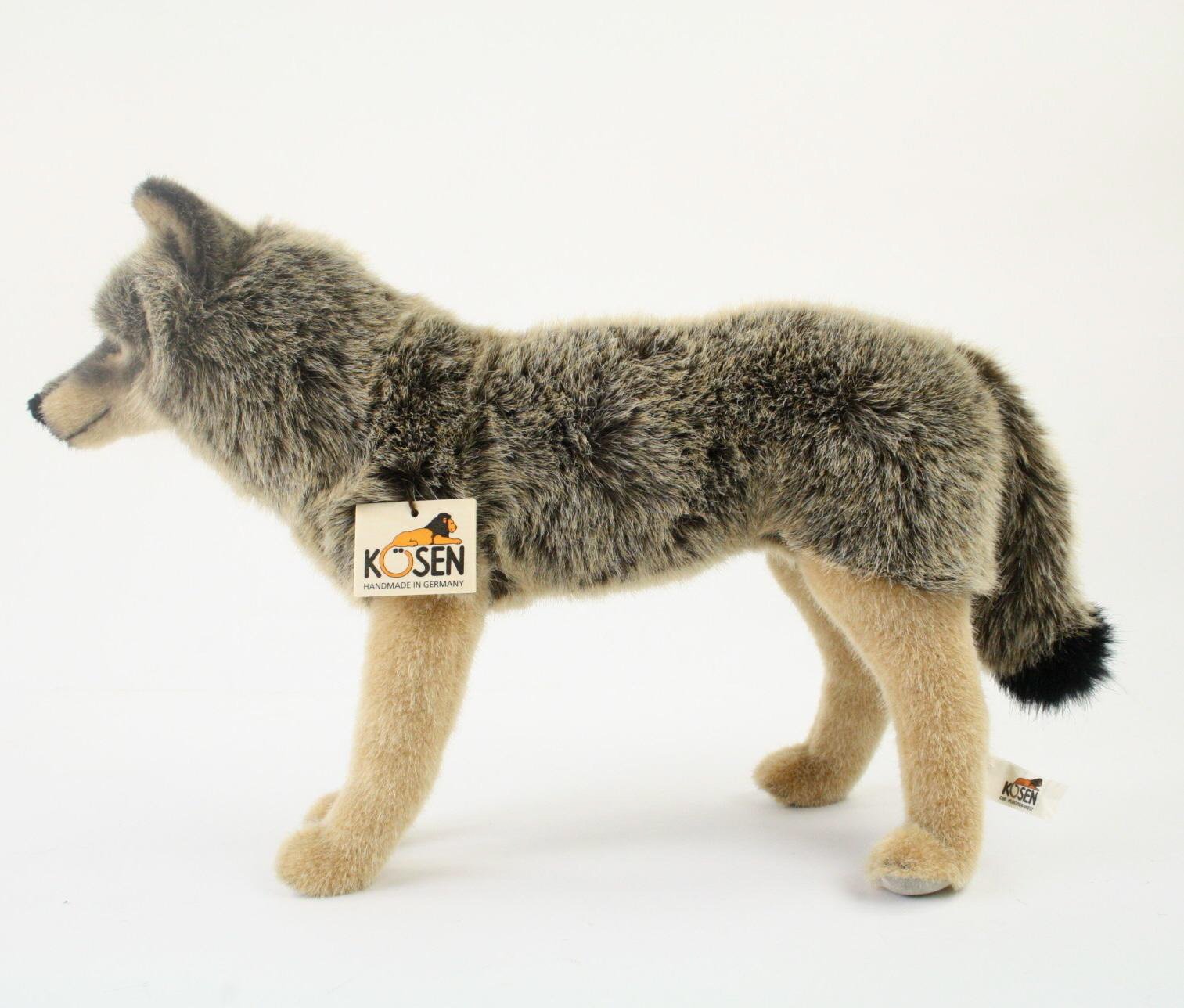 Amazon.co.jp: オオカミ 立ち KOSEN(ケーセン社) 47cm Wolf Standing