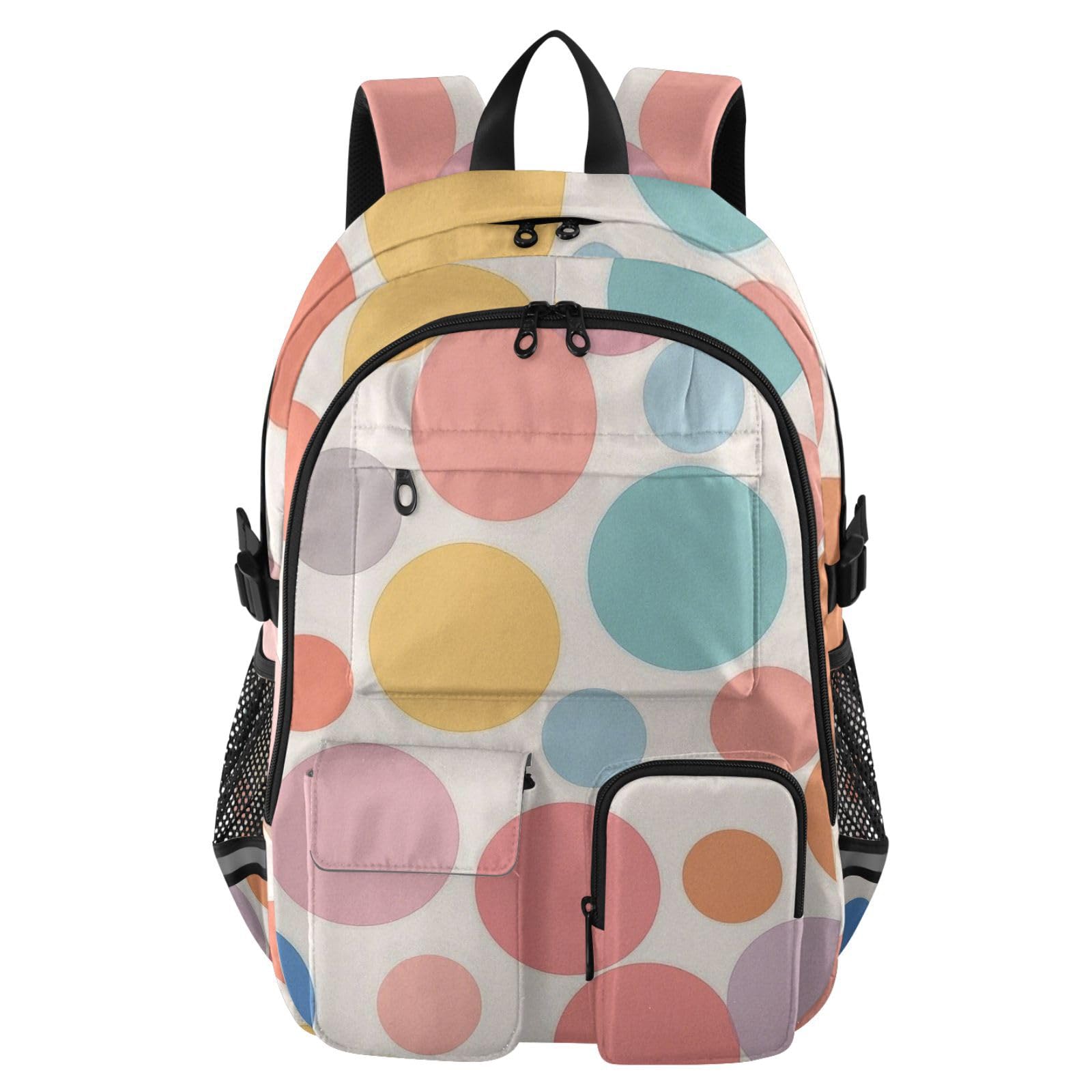 Mochila de viaje para la universidad o escapadas de fin de semana con diseño retro 8