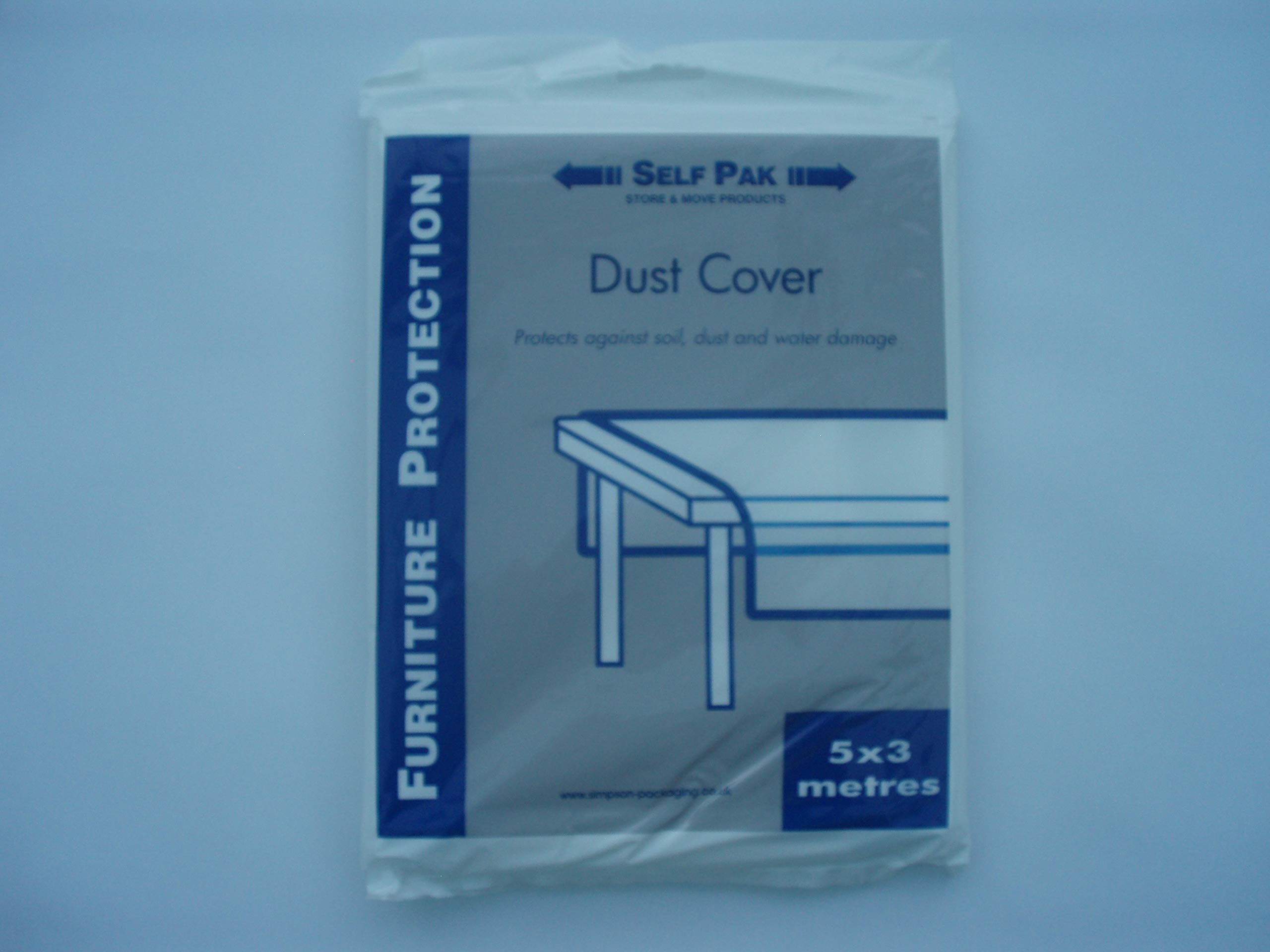 Polythene Dust Sheet Large size 3060mm x 5000mm (approx 10ft x 16.5ft) Medium Duty, Strong, Durable by Mooveit.