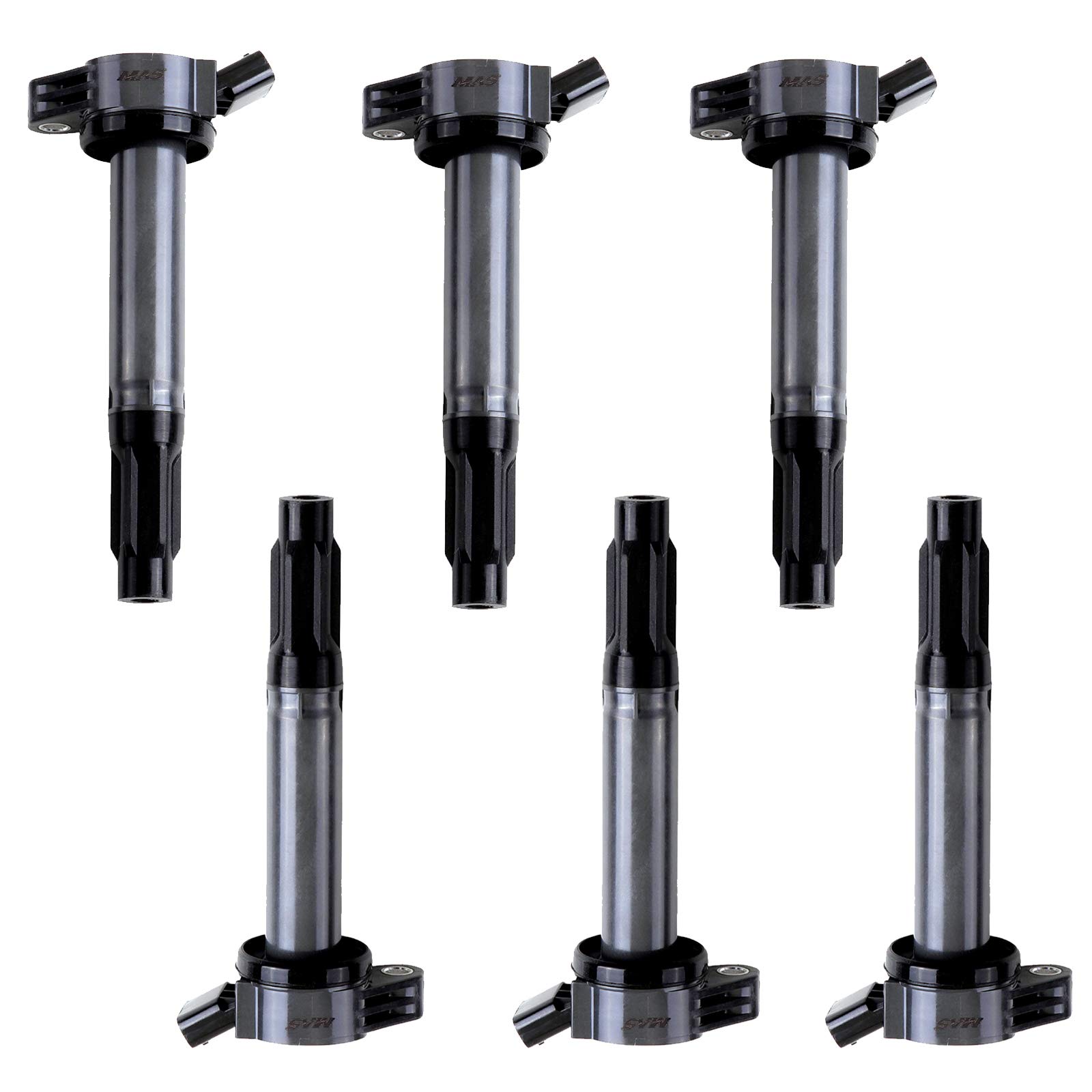 MAS Set of 6 Ignition Coils Pack Compatible with Lexus ES350 RX350 Lotus Evora Toyota Camry Rav4 Avalon Sienna 3.5l V6 Replacement for C1601 UF487 C1601