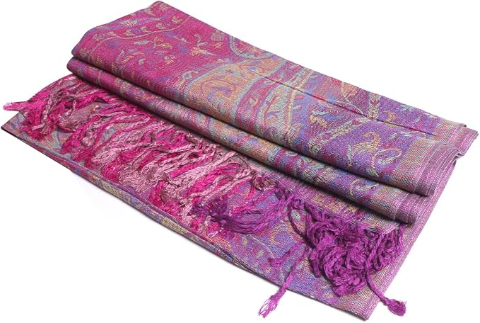 Pashmina con diseño paisley para mujer miniatura 3
