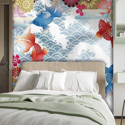 Miniatura 2 de Papel De Paredes Decorativo Japonés Papel de Contacto Decorativo Sala No Necesita Pegamento Extra (Ancho) 40 pulgadas X (H) 31.5 pulgadas
