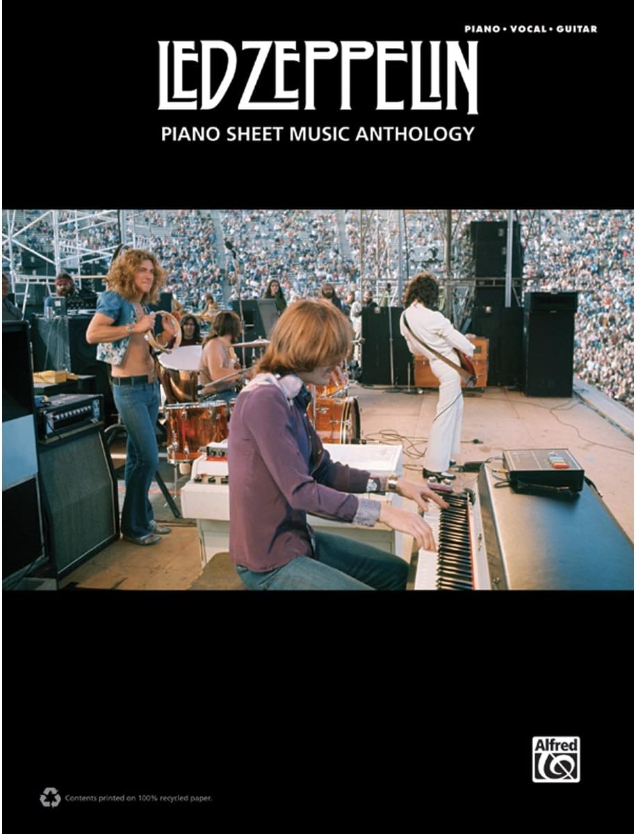 Alfred Led Zeppelin Piano Sheet Music Anthology PVG Book