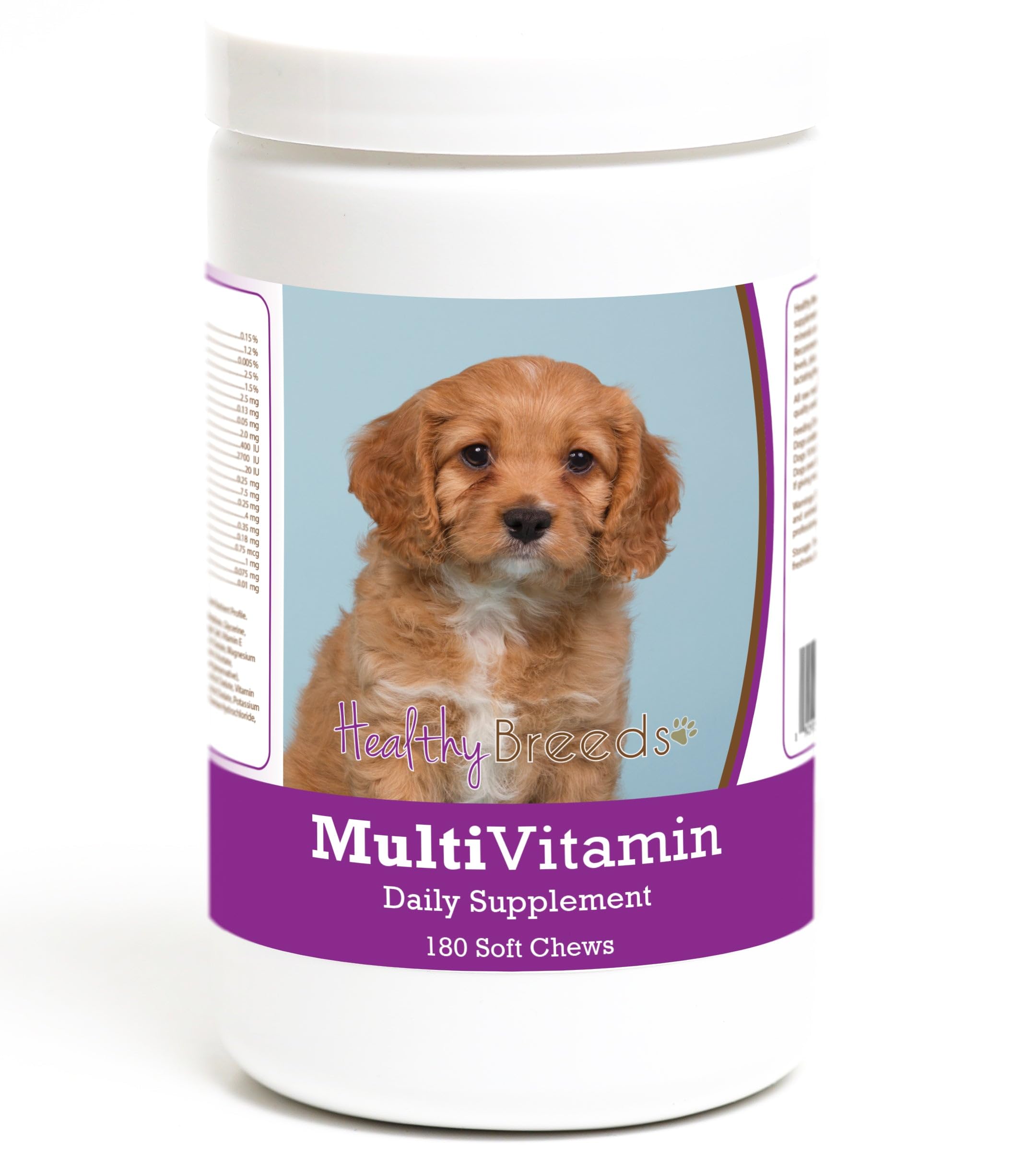 Healthy Breeds Cavapoo Multivitamin Soft Chew for Dogs 180 Count
