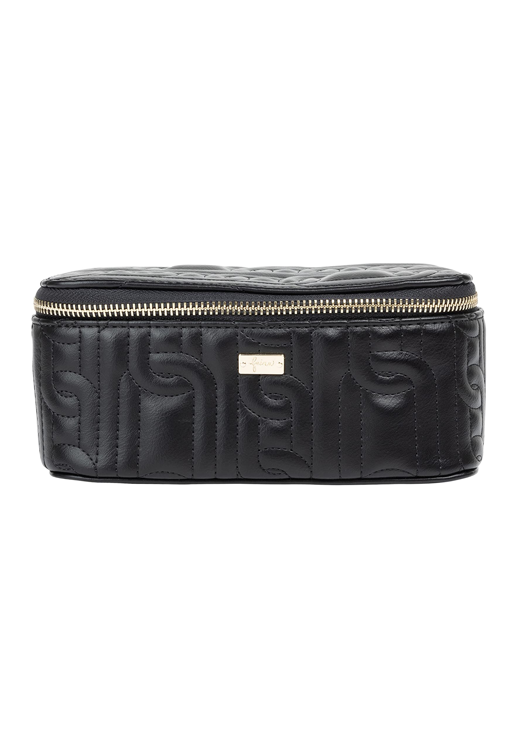 NAEMI Women's Cosmetic Bag 25925850-NA01, Black, One Size, Black, One Size, Classic