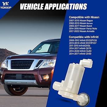 mumuco Amazon.com: YOKKIP Windshield Washer Pump - Replacement for