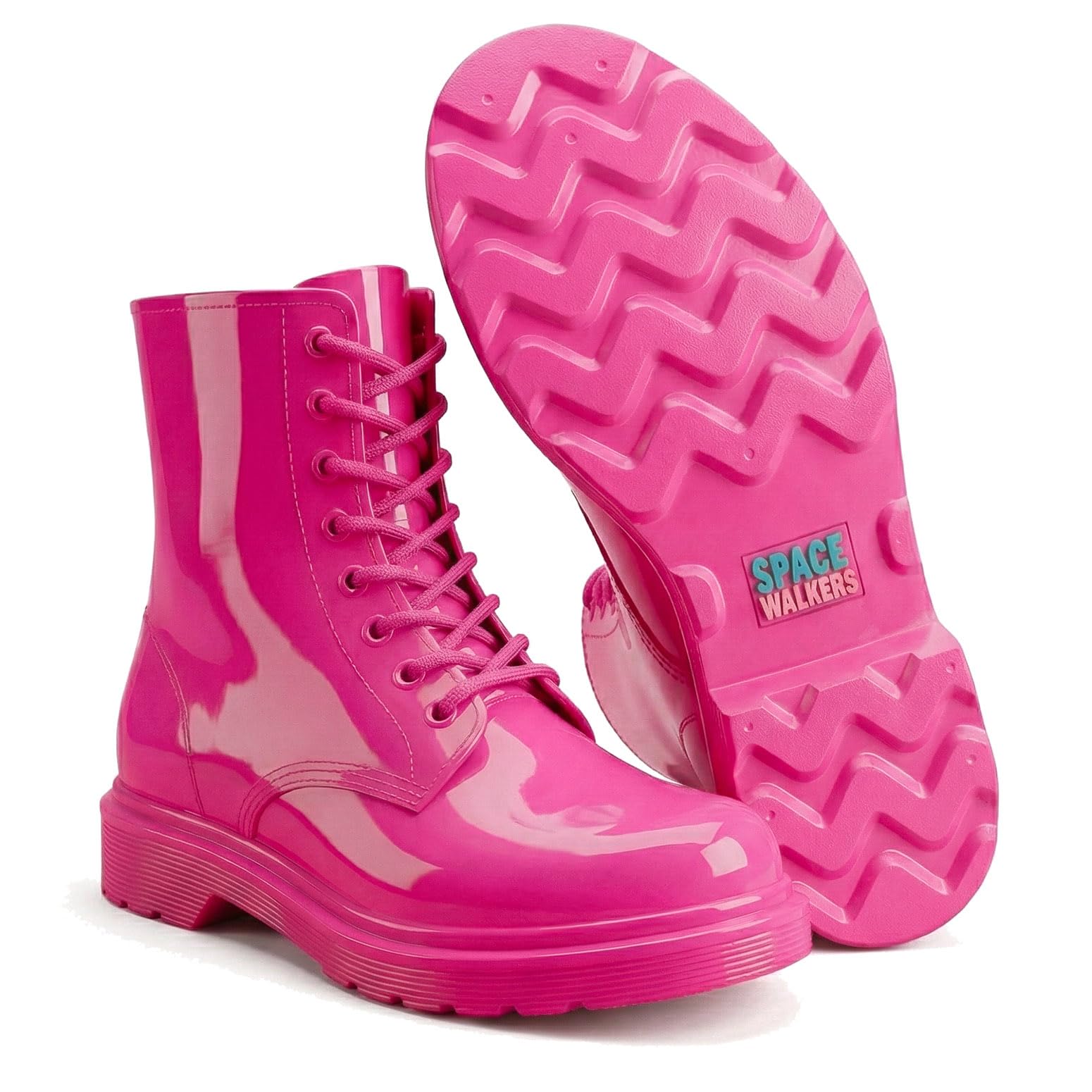 BoRo Miami Damen Stiefel wasserdicht & rutschfest – Modische Chunky Combat Boots – Für jedes Wetter, Alltag, Regen & Festival