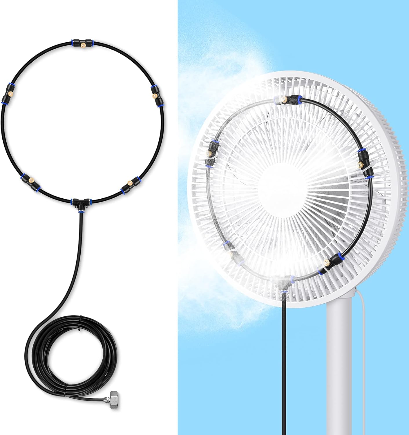 lifeegrn Misting Cooling System, Outdoor Misting System for