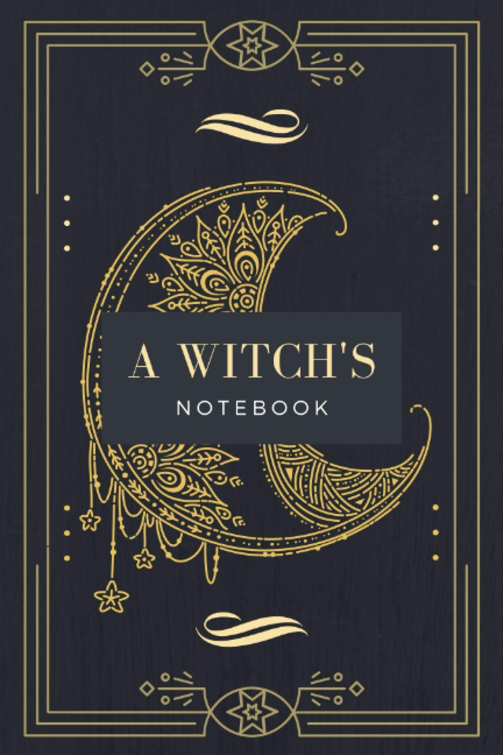 Witch's Notebook | Moon | Dot Grid | 120 Pages | Bullet Journal | Diary