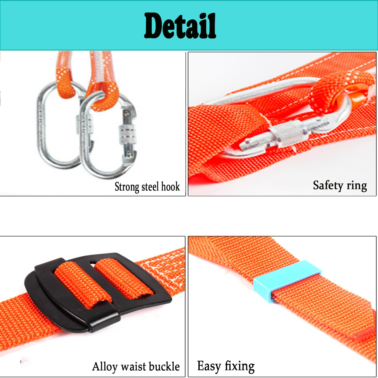 Ceinture de sécurité anti-chute, sangle d'escalade, sangle de récupération 3M, protection contre les chutes, protection contre les chutes et les chutes