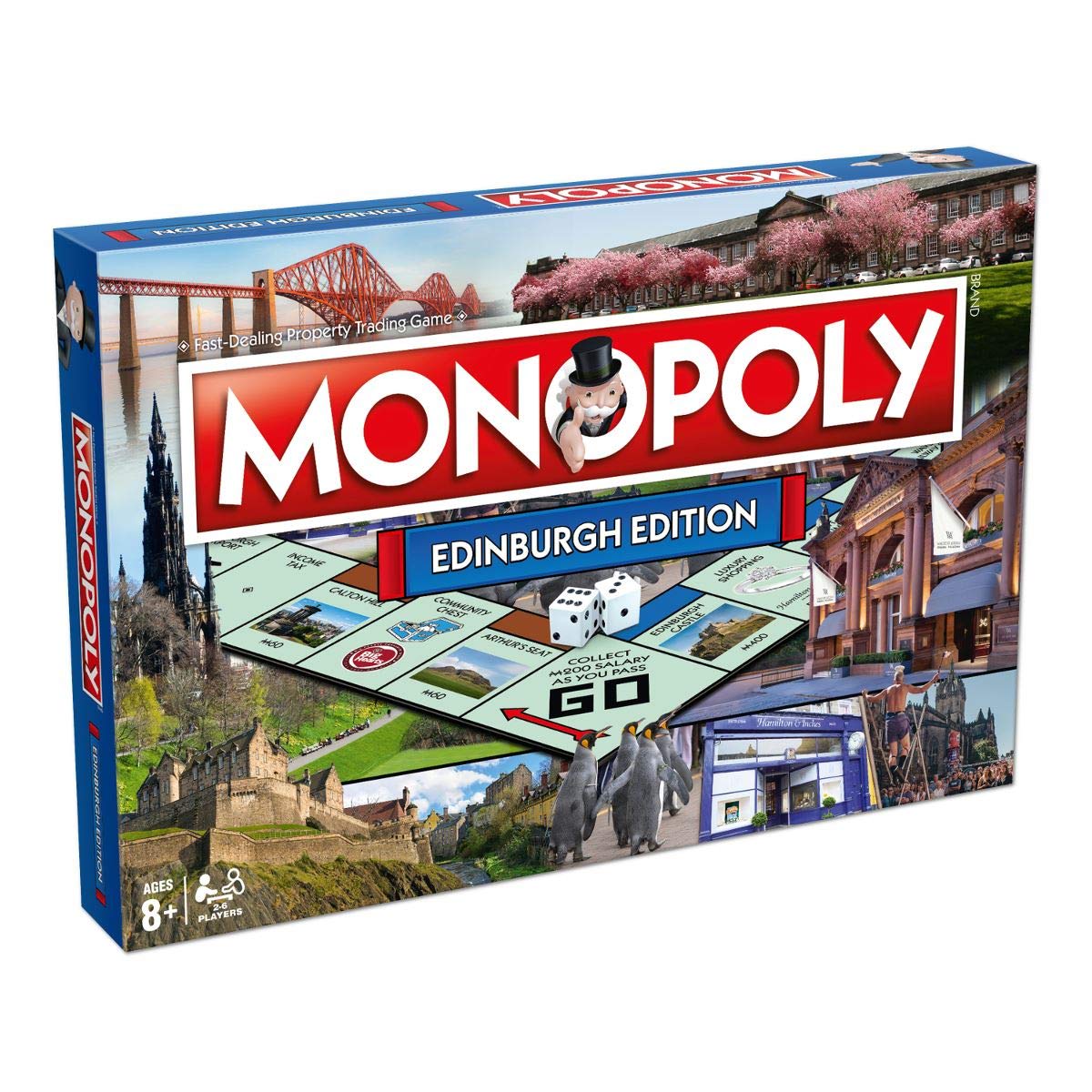 Winning Moves Monopoly Board Game, Edinburgh, One Size