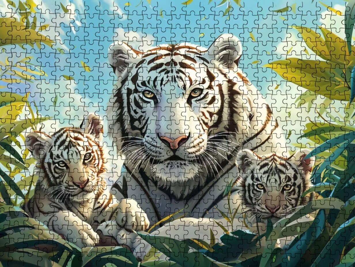 Tiger Forest, 4000 Pezzi Puzzle Classici, per Adulti YHPGL6-520