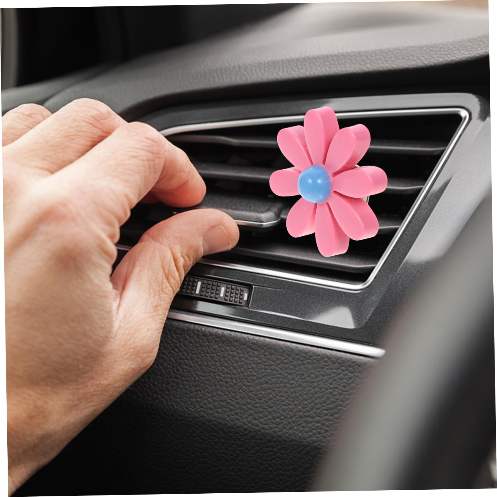 GLEAVI 33pezzi Clip Decorativa Per Auto Con Fiorper Diffusore Aromatico Accessori Per Interni Auto Compatibile Con Tutti Modelli Di Venti Aria Design Unico Per Atmosfera e Vivace