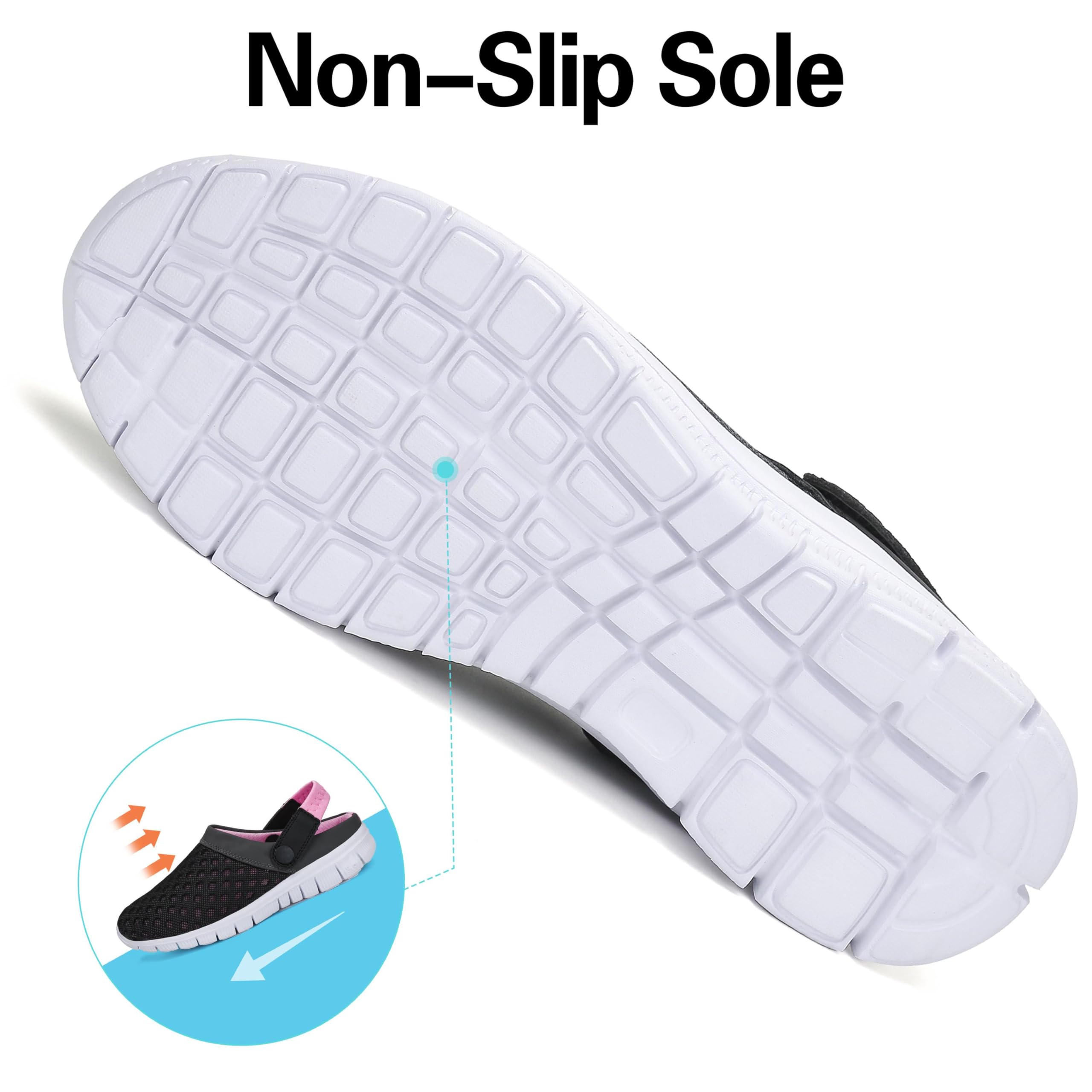 SAGUARO Uomo Zoccoli e Sabot Estive Donna Pantofole Scarpe da Spiaggia Sandali Antiscivolo Scarpe da Giardino