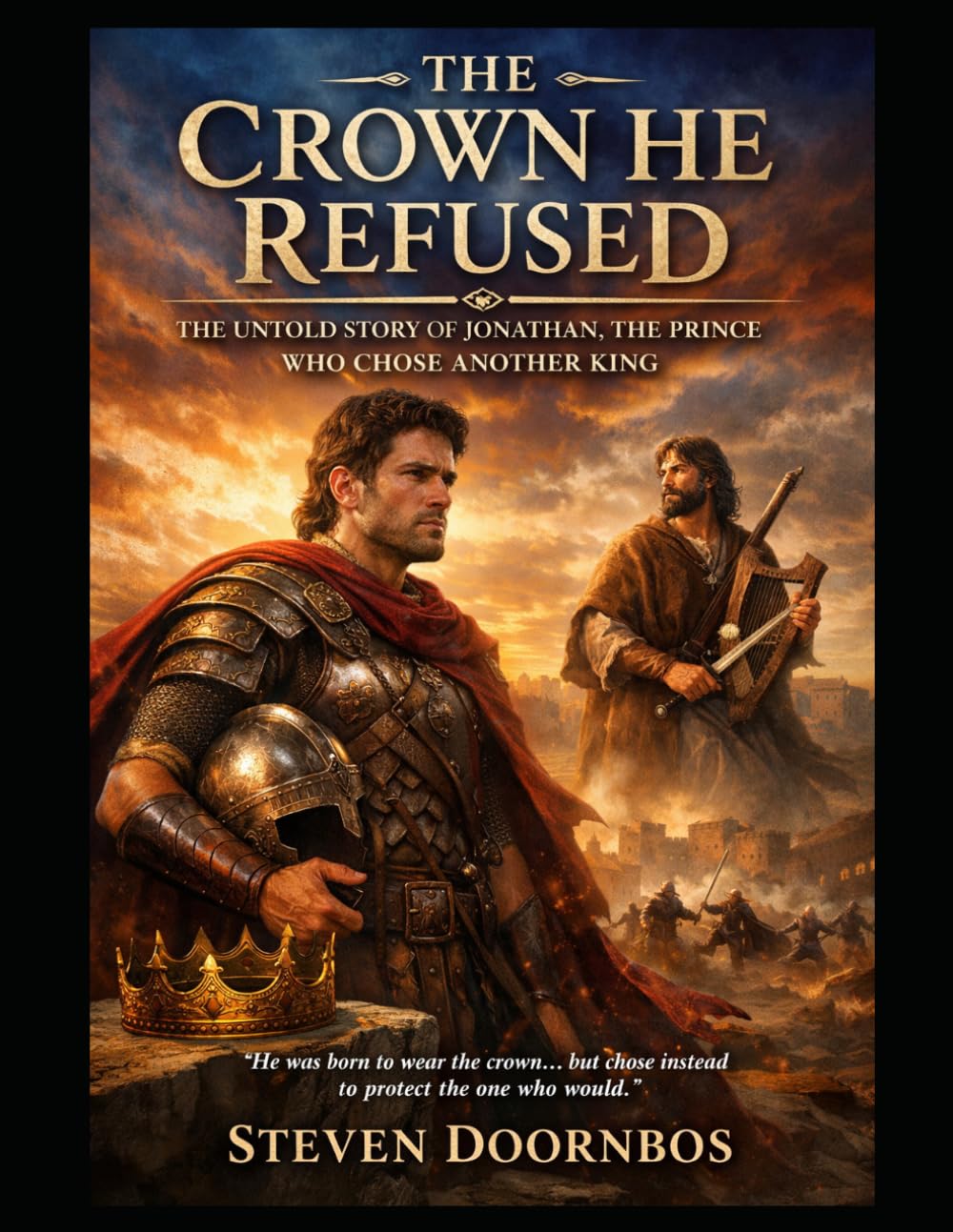 THE CROWN HE REFUSED: The untold story of Johnathan. The prince who chose another king.: He was born to wear the crown... but chose instead to protect the one who would