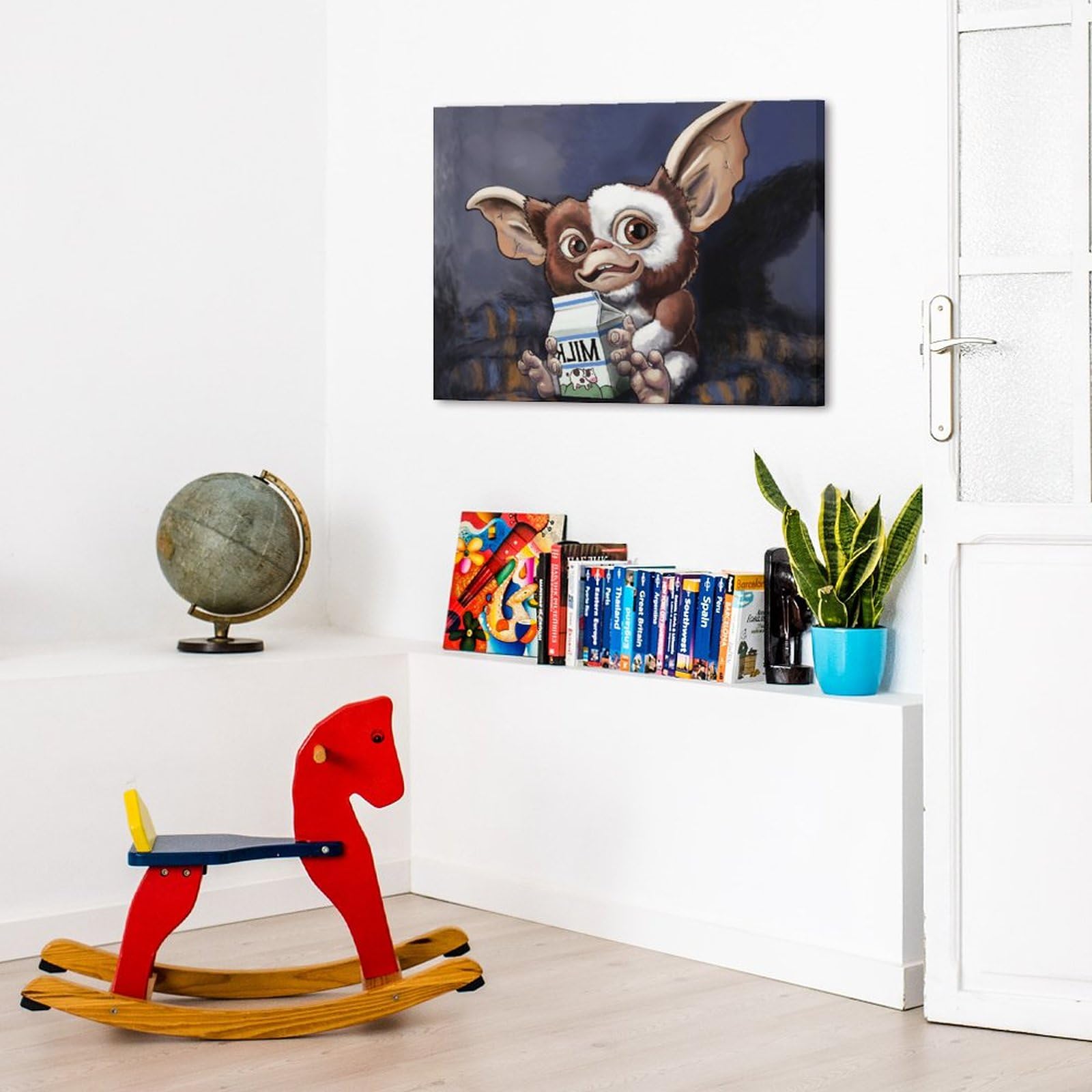 Amazon.co.jp: アートパネル グレムリン ギズモ キャンバス絵画 アート