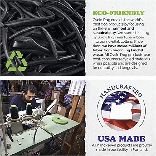 Miniatura 6 de Cycle Dog Texas - Collar para perro con abrebotellas (mediano de 12 a 21 pulgadas), collar impermeable sin olor para perros y cachorros, hebilla de