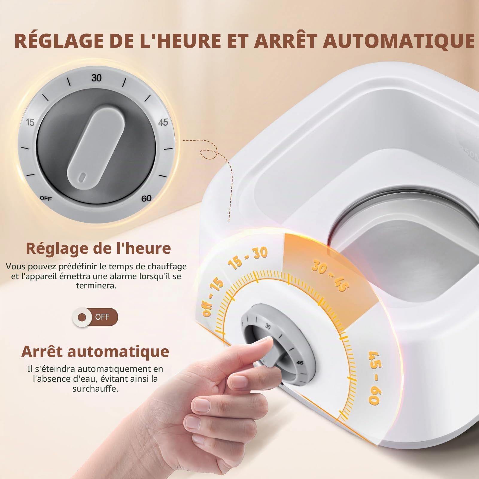 Chauffe-serviettes, défroisseur à vapeur avec clip pour serviette, grande capacité de 3 L, chauffe-serviettes de beauté, chauffe-serviettes chaudes à chauffage rapide pour le visage, barbier