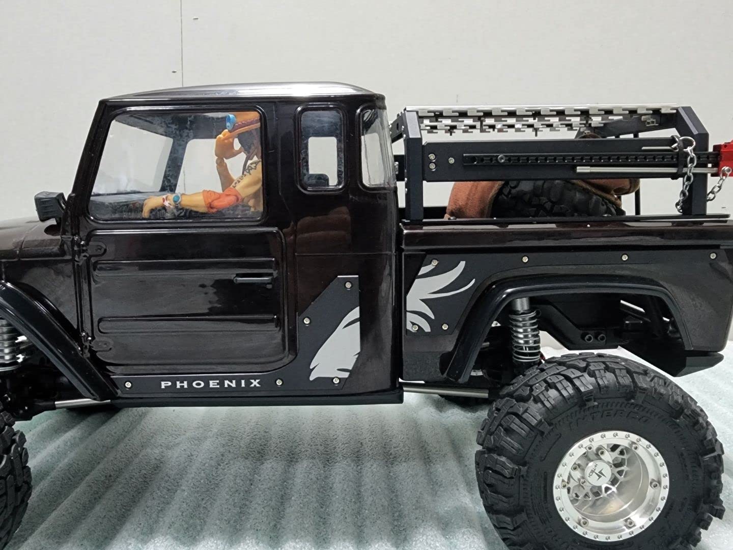 H-TECH RC CNC Aluminum Metal Side Garnish Door Armor Plate Suit for Vanquish VS4-10 Phoenix 1/10 Accessories