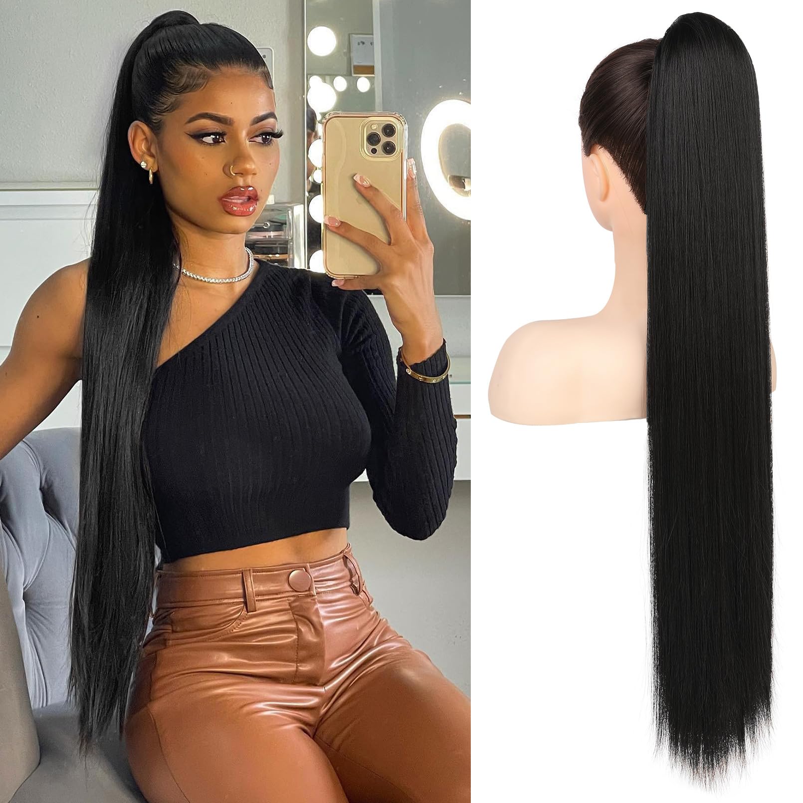 FLUFYMOOZ ponytail extension