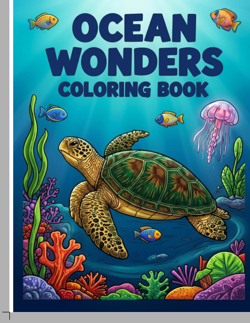 Ocean Wonders Coloring Book