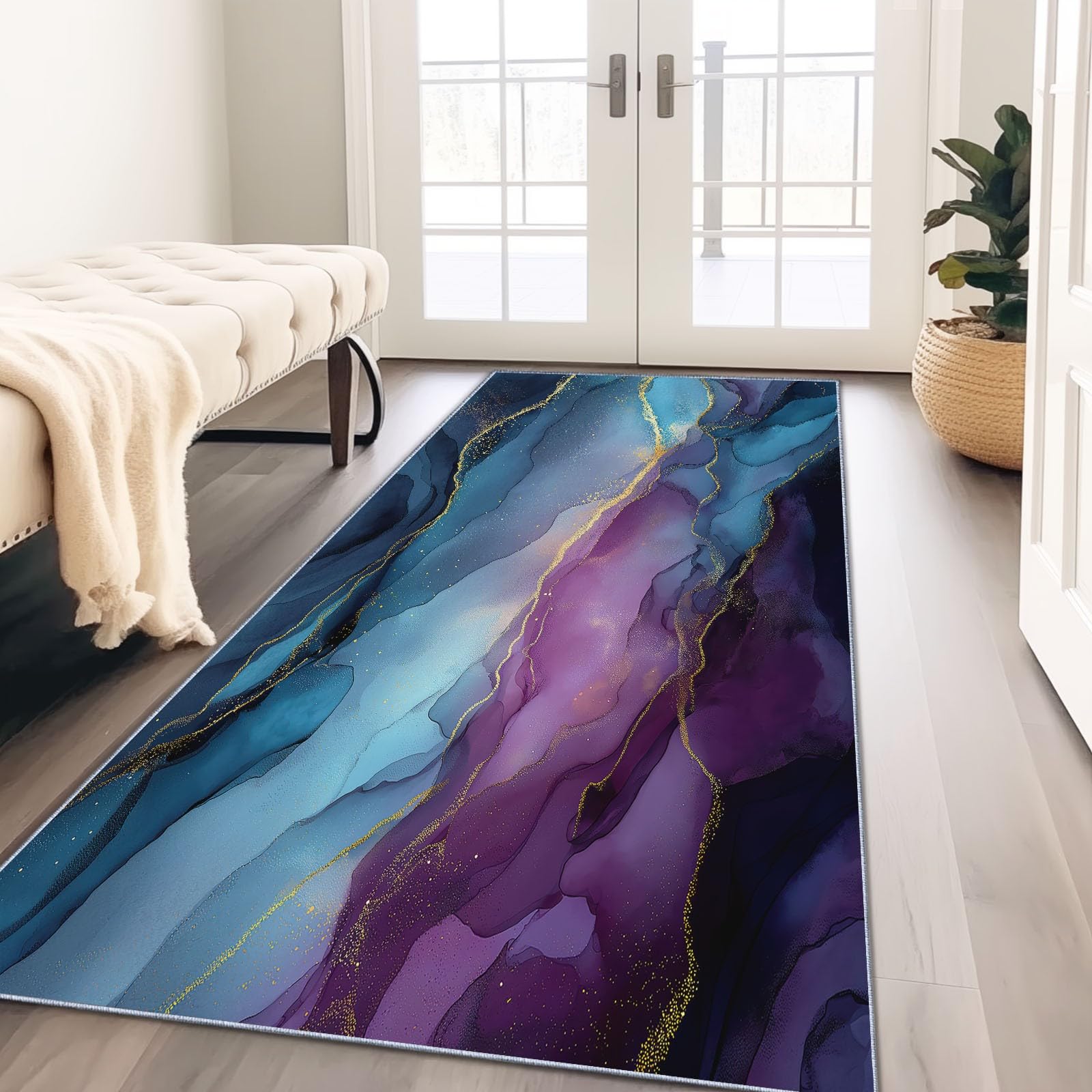 Descente de lit douce lavable pour ne plus glisser sur le sol