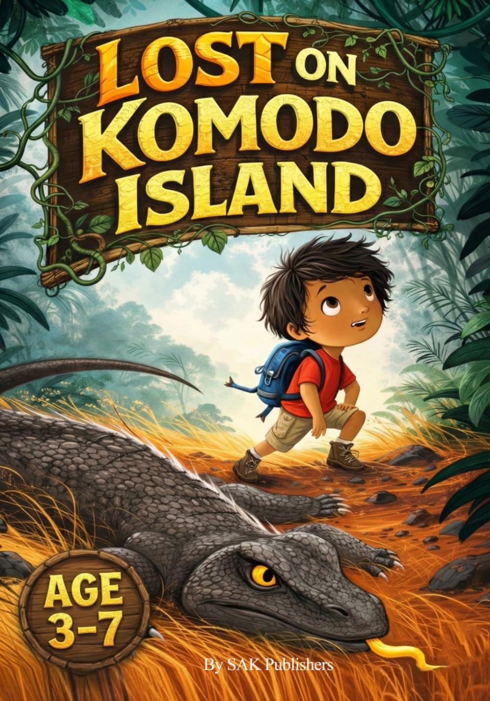 Lost on Komodo Island: An Exciting Adventure with the World’s Largest Lizard | A Fun Learning Story for Kids Ages 3-7