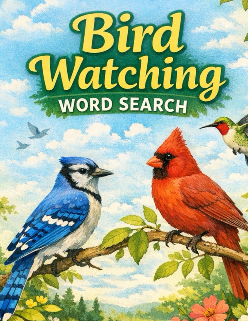 Bird Watching Word Search: 100 Bird Puzzles with Fun Bird Facts | Easy to Expert Nature Word Search for Bird Lovers & Backyard Birders (Wild Wonders Collection)