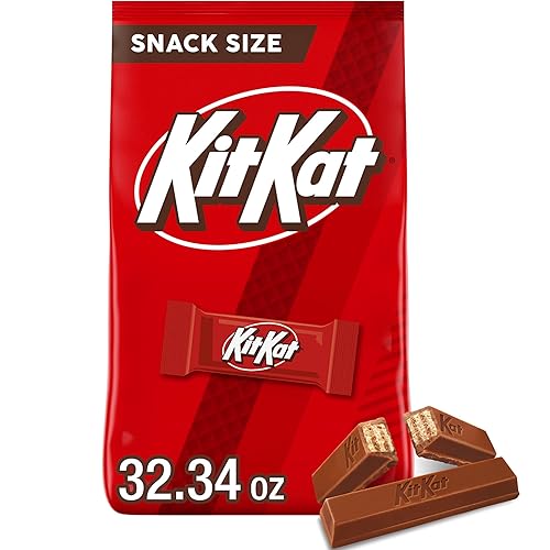 KIT KAT Milk Chocolate Wafer Snack Size, Candy Bag, 32.34 oz (66 Pieces) - 32.34 Ounce (Pack of 1)