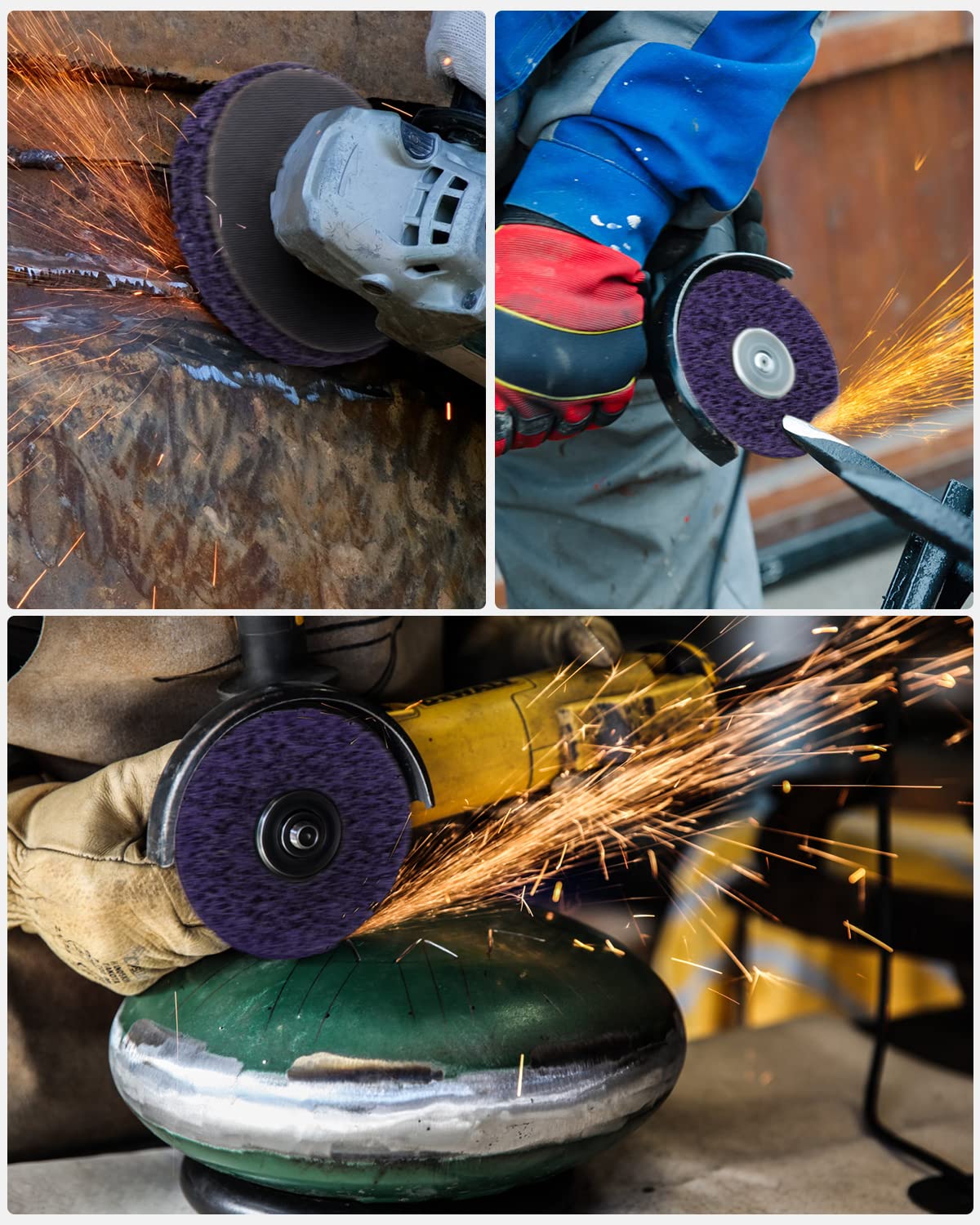 LAIWOO CSD Schuurschijf, paarse reinigingsschijf, set voor grove reiniging, nylonweefselschijf, lakverwijdering, polijsten, roest voor boormachine (15 stuks, 50 mm LAIWOO CSD Schuurschijf, paarse reinigingsschijf, set voor grove reiniging, nylonweefselschijf, lakverwijdering, polijsten, roest voor boormachine (15 stuks, 50 mm