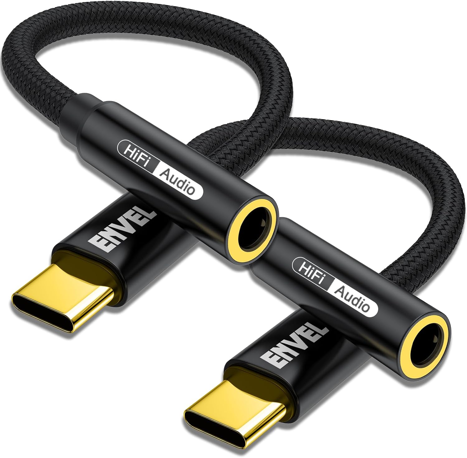 Amazon.co.jp ENVEL USB C 3.5mm ヘッドホンジャックアダプター 2パック TypeC Aux