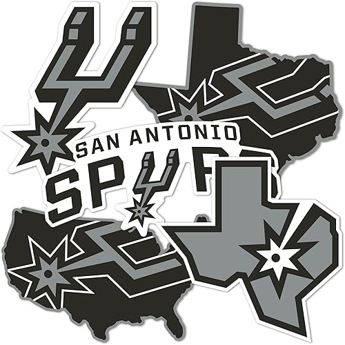 Desert Cactus San Antonio Spurs - Calcomanía de vinilo con licencia oficial de la NBA, calcomanía de vinilo para botella de agua para laptop, álbum