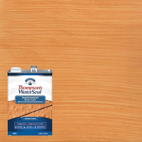 Miniatura 2 de Thompson's WaterSeal Tinte y sellador de madera impermeabilizante transparente, cedro natural, 1 galón