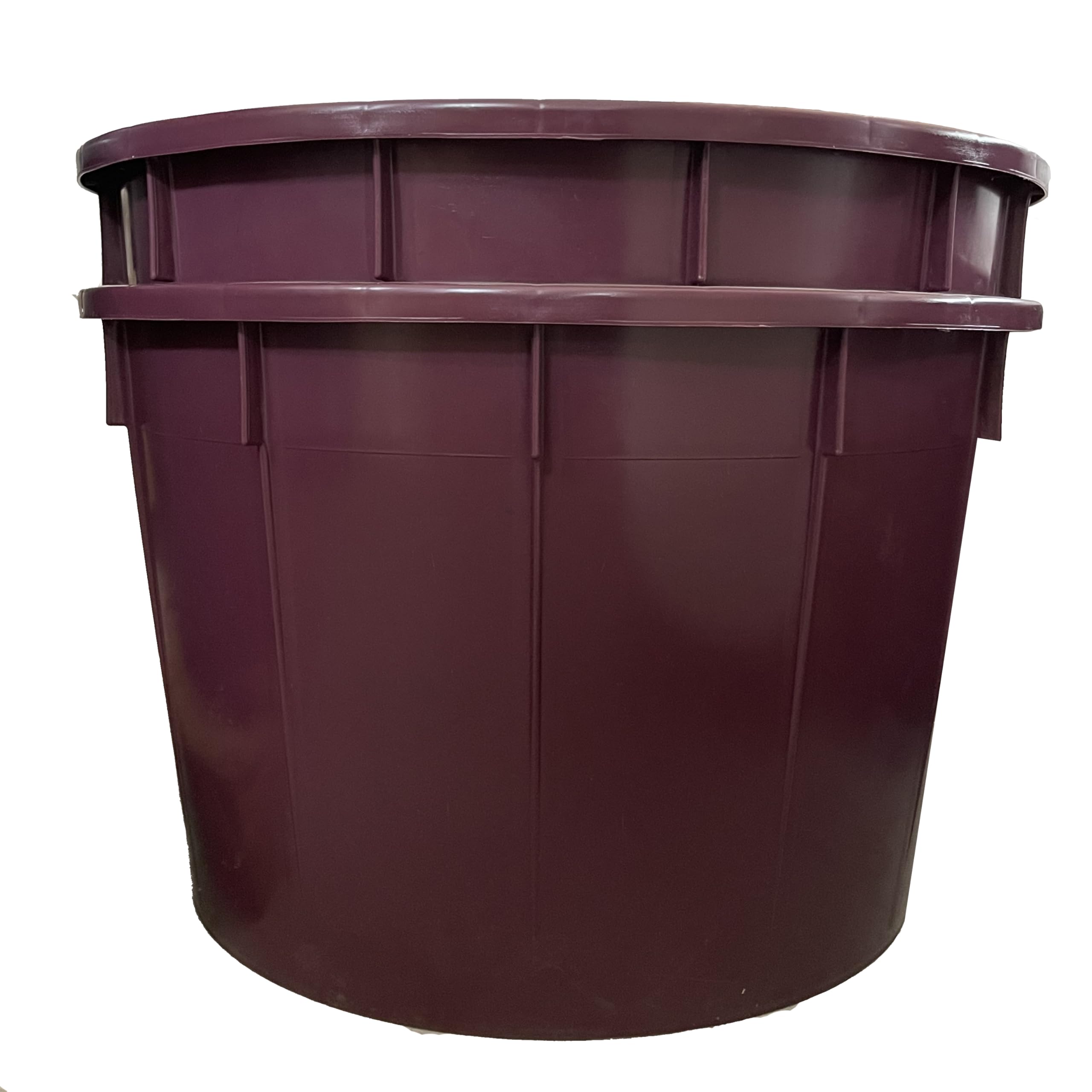 Mobil Plastic | Mastello alimentare 500 litri in plastica resistente | Per vendemmia, alimenti e liquidi | Color vinaccia