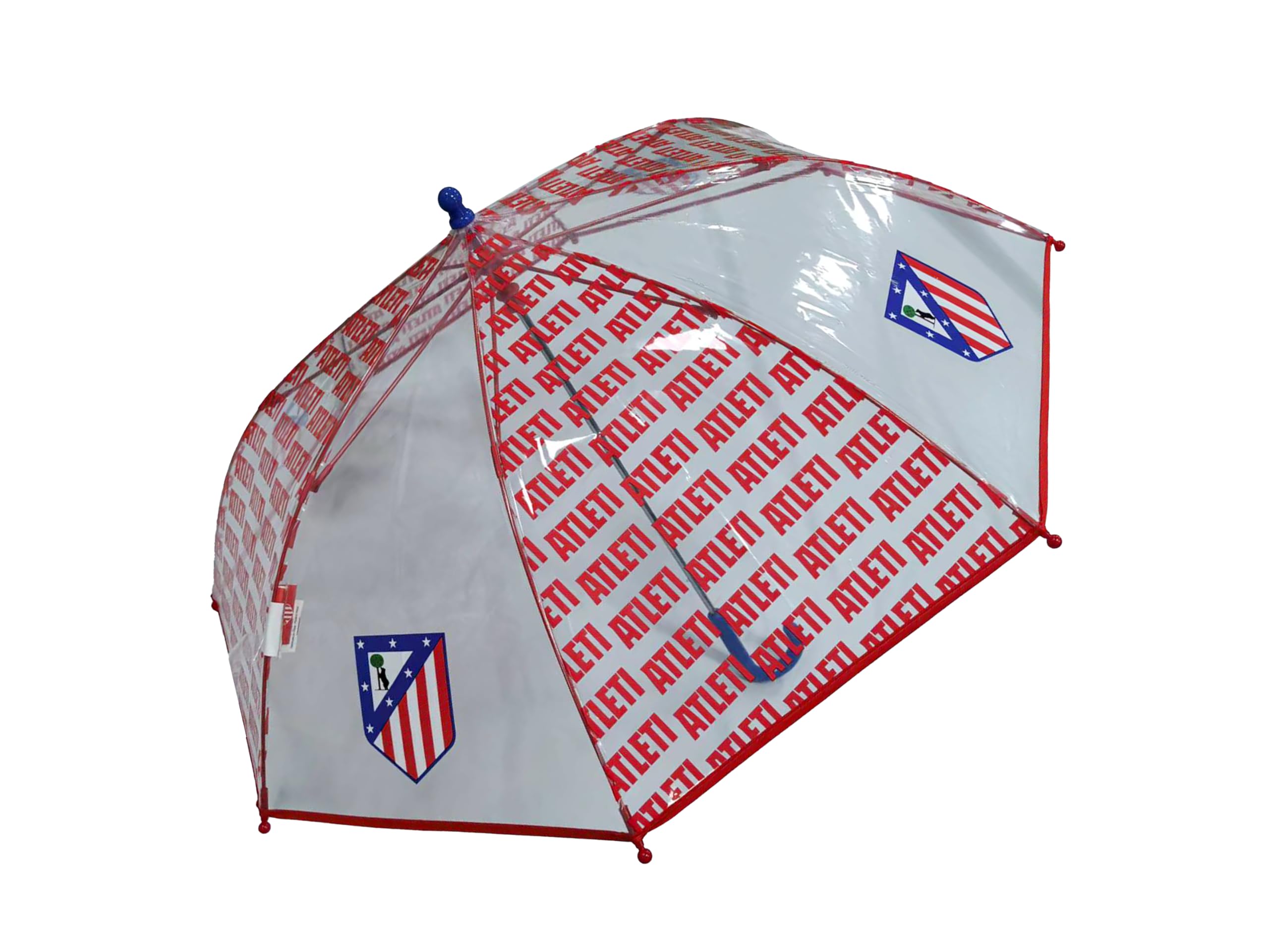 CYPBRANDS Atlético de Madrid Paraguas infantil 48 cm Manual Transparente Oficial