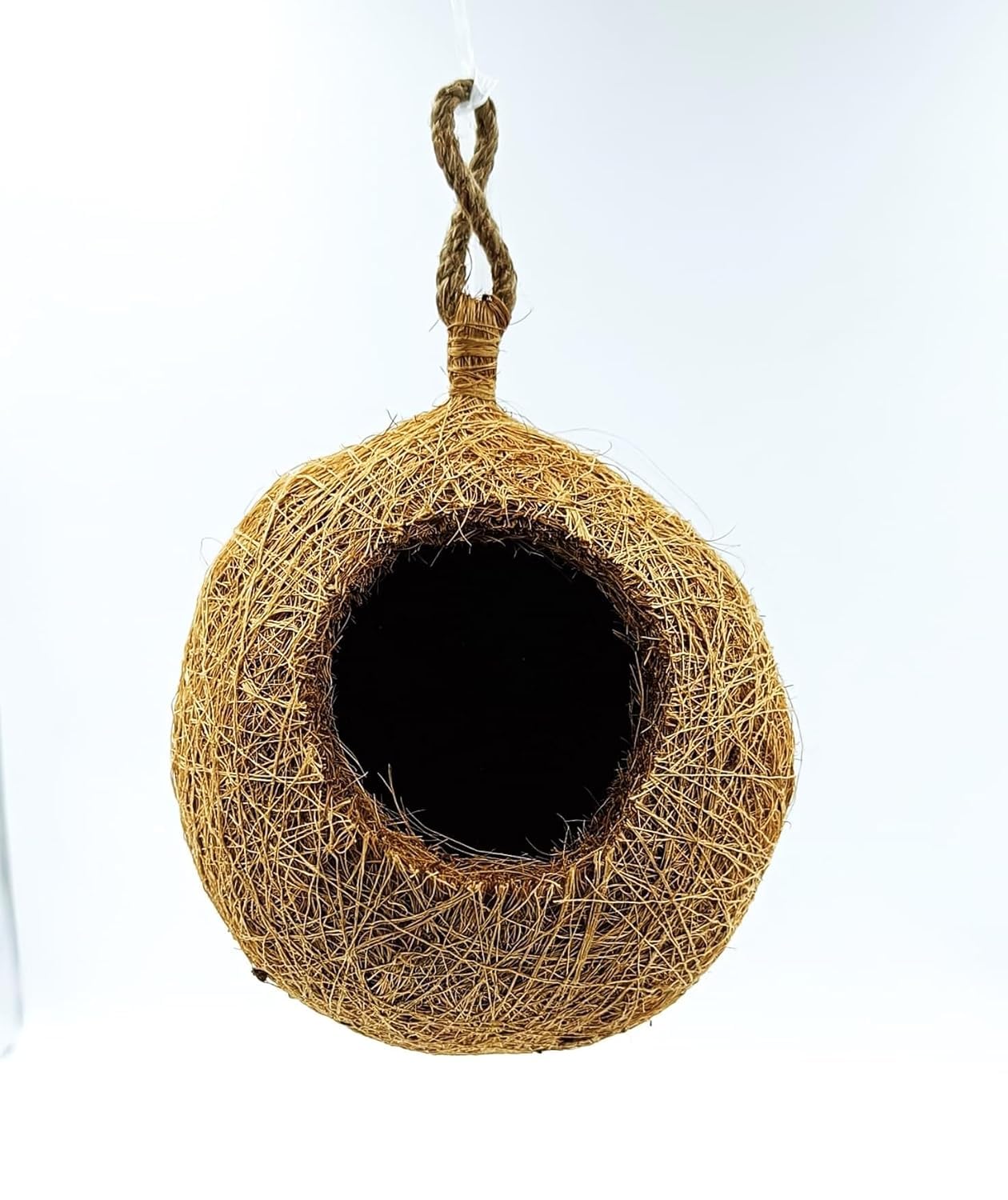 Handcrafted Jute Bird Nest for Cages, breeding, Wild Birds - Cozy Haven for All Medium,Small Birds Like Sparrows, Finches & Java Sparrows (1 Nest)-image-21