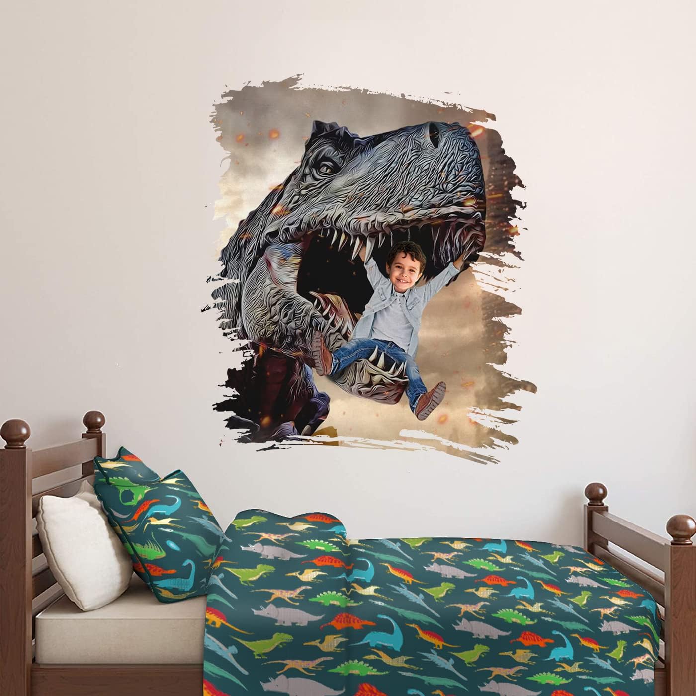 3D Dinosaur Wall Decals, Custom Dinosaur Wall Decals for