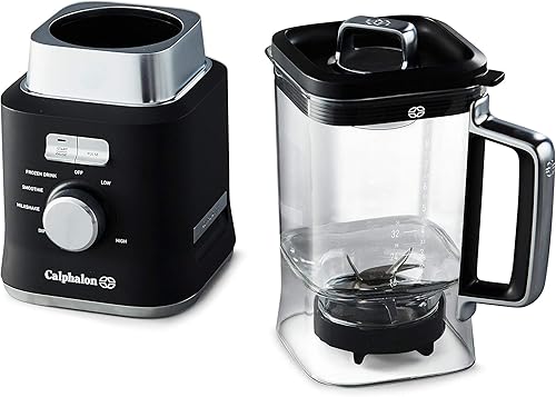 Miniatura 3 de Calphalon Precision Control - Batidora de 50 onzas con base de 900 vatios y tarro Tritan sin BPA, negro mate