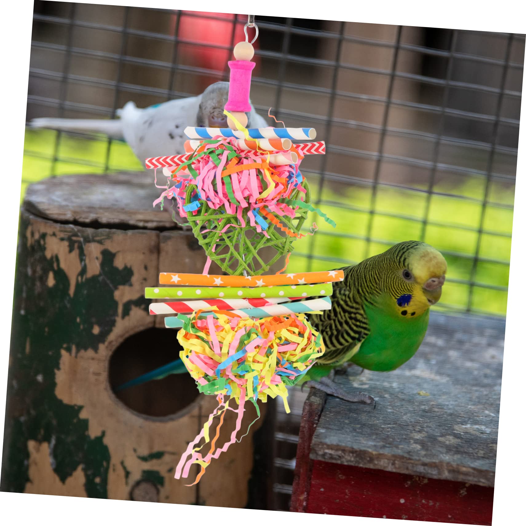 Angoily 20stücke Vogelspielzeug Für Papageien Lustiges Kauspielzeug Für Vögel Hängendes Spielzeug Zum Beißen Geeignet Für Wellensittiche Und Andere Vogelarten Farbe Zufällig