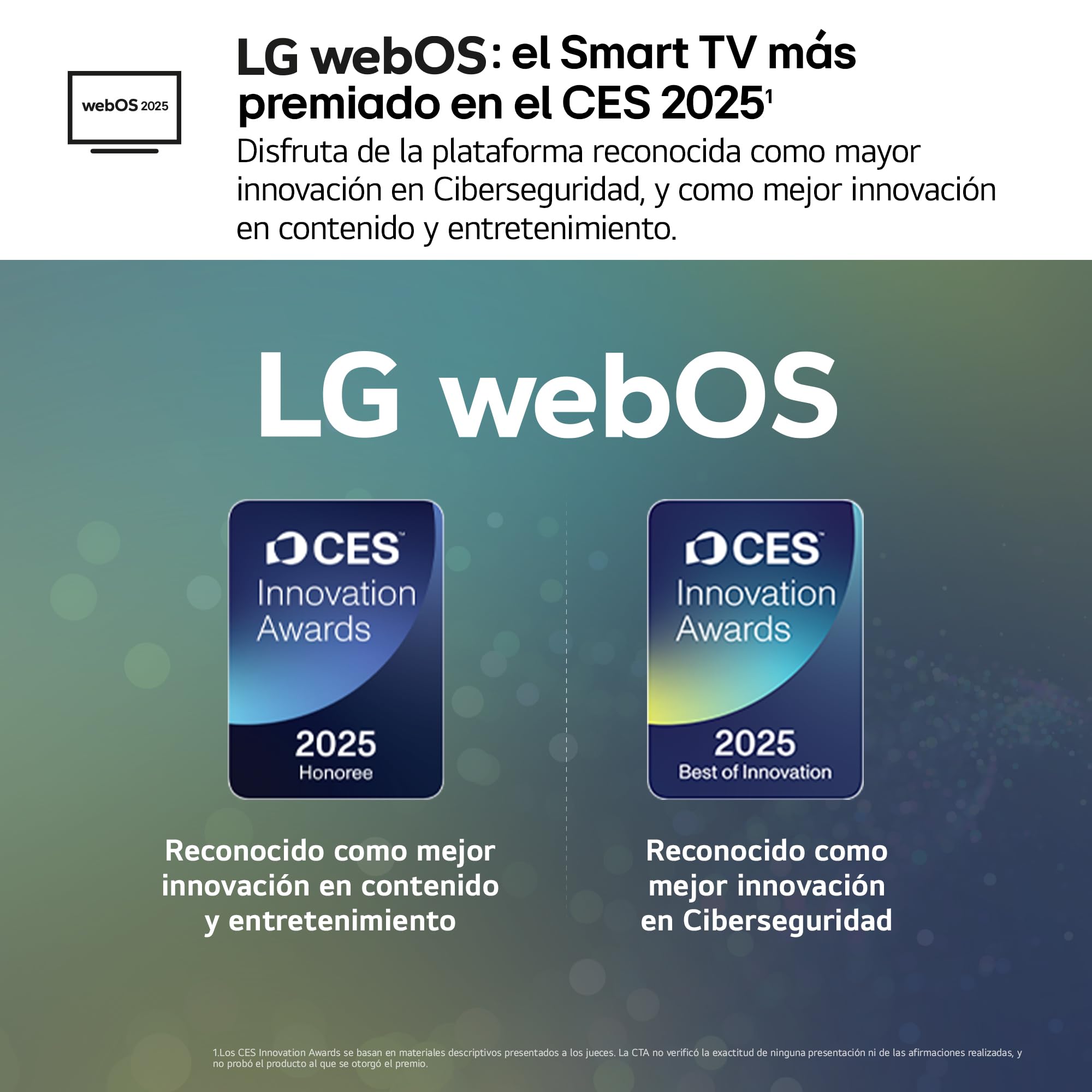 LG 43UA73006LA - TV 43", UHD 4K, WebOS 25, Ultimate IA, HDR10 Pro, Super Upscaling, Dolby Digital Plus, Google Assistant, Negro