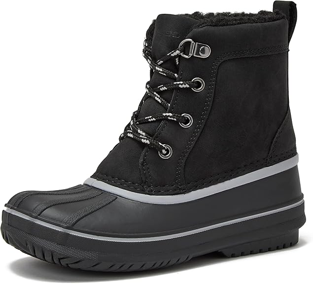 Lands' End Wynn Snow Boots for Kids - Black