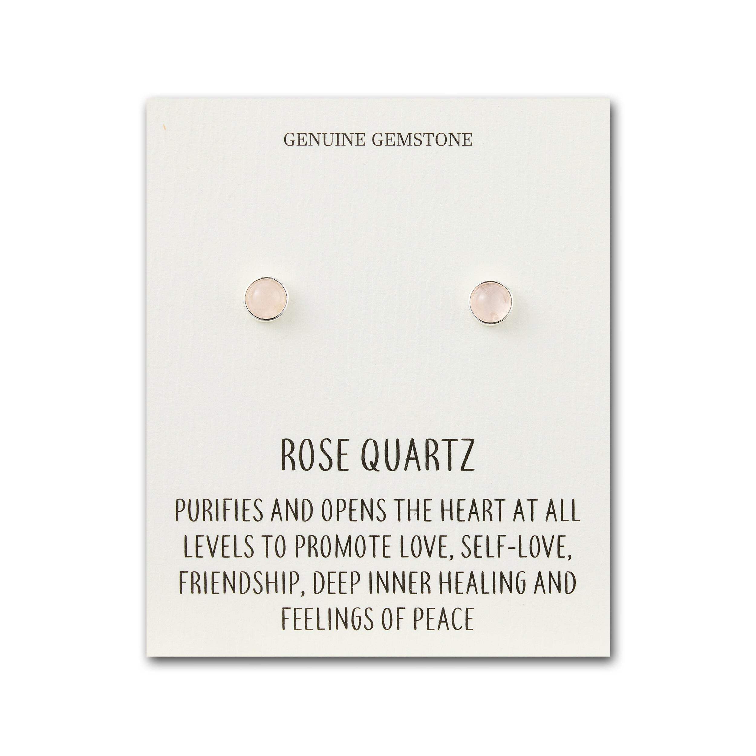 Orecchini con Quarzo Rosa - Gioiellerie