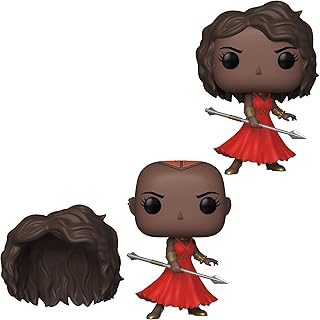 Pop! Marvel: Black Panther - Okoye with Red Dress and Removable Wig, Fall Convention Exclusive