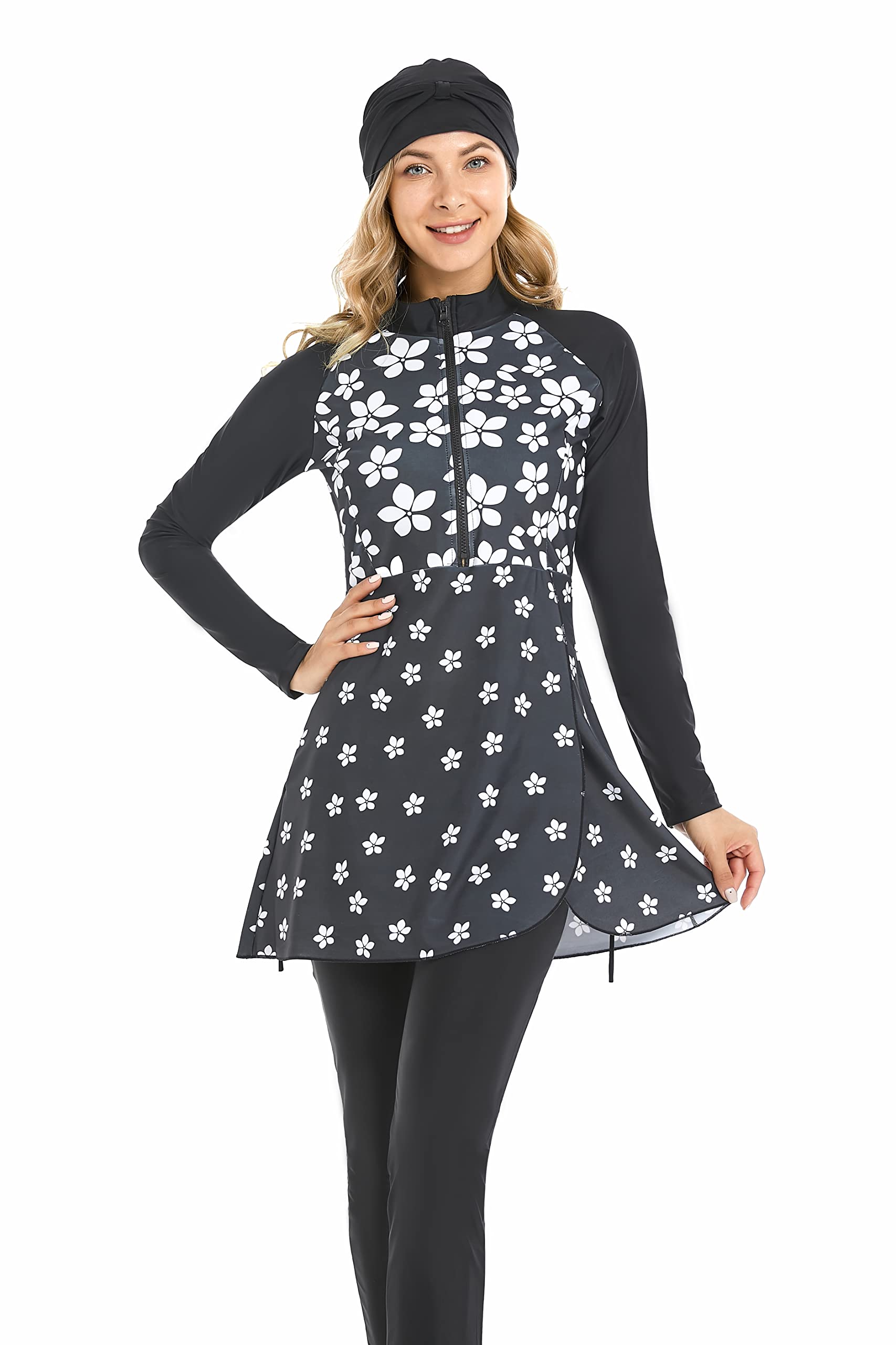 Costumi da Bagno Musulmani per Donna Costumi da Bagno modesti Costume da Bagno Arabo Islamico Burkini