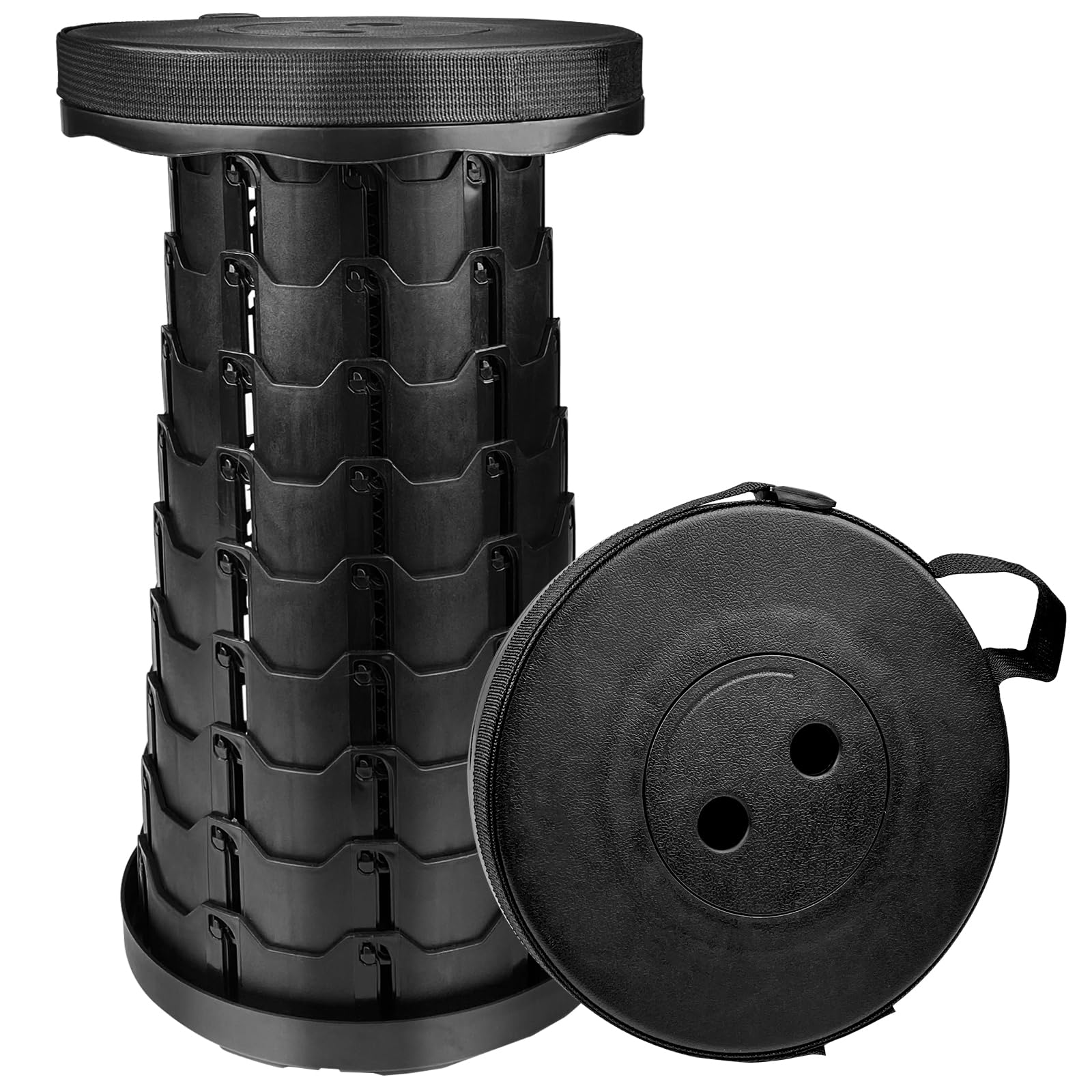 Taburete Plegable, Taburetes Plegables, Banqueta Plegable, Silla Plegable Portatil, Banco Plegable Portatil para Actividades al Aire Libre como Viajes, Pesca, Senderismo y Camping