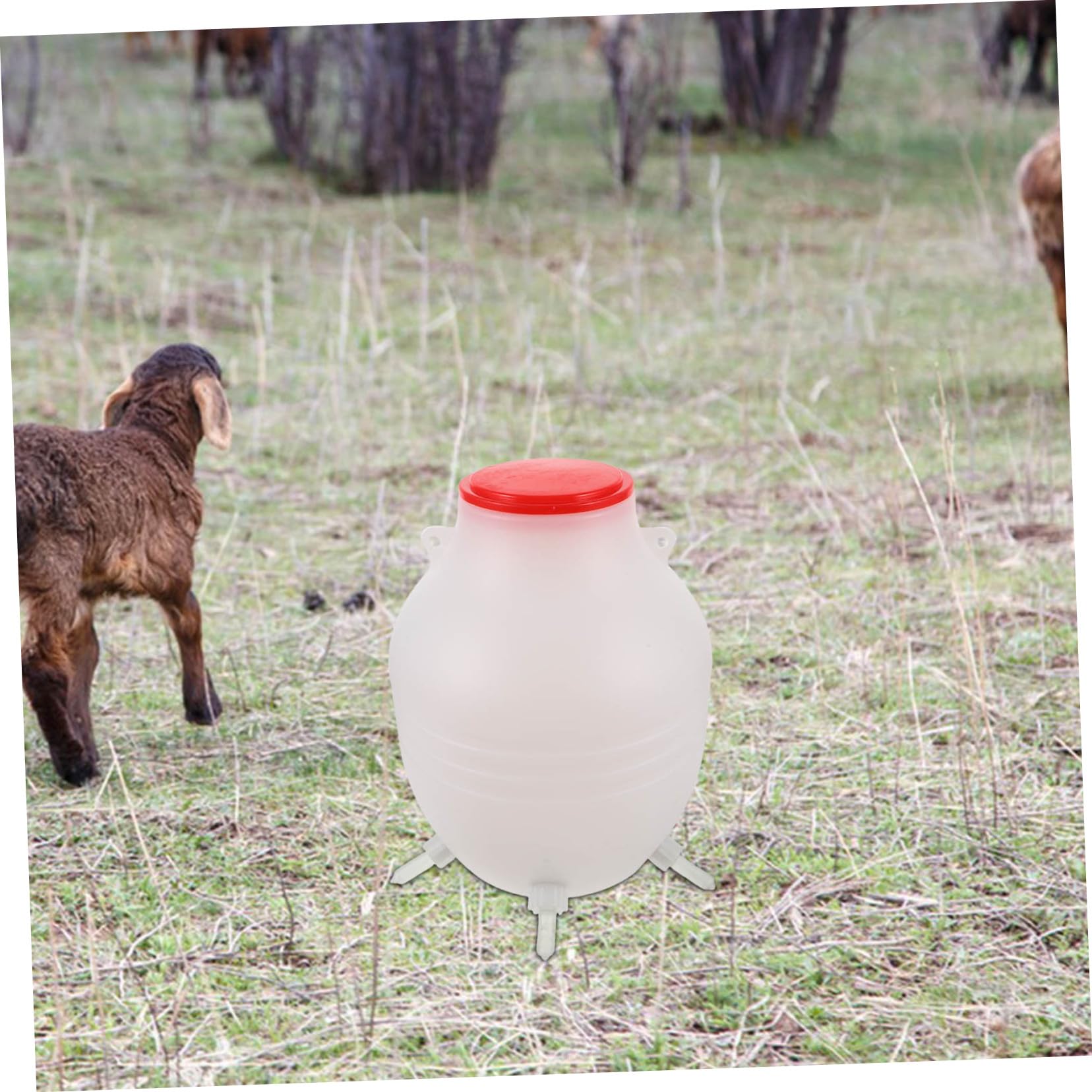 Tierfütterungsflasche 1 Stück Kunststoff für Ziegen und Schafe