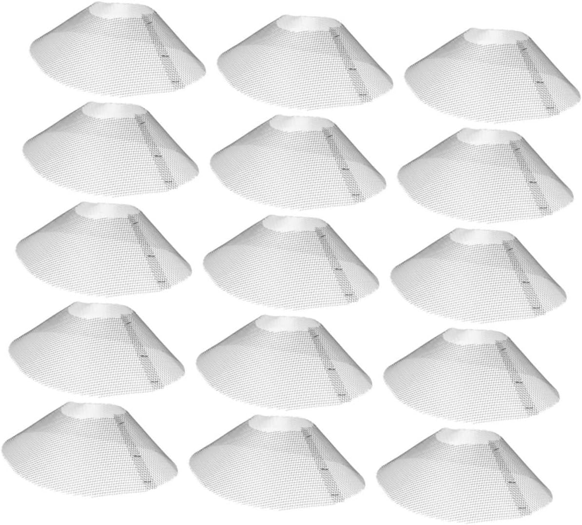 15pcs Range Hood Accessories Oil Filter Net Grease Trap Net for Kitchen Ventilation