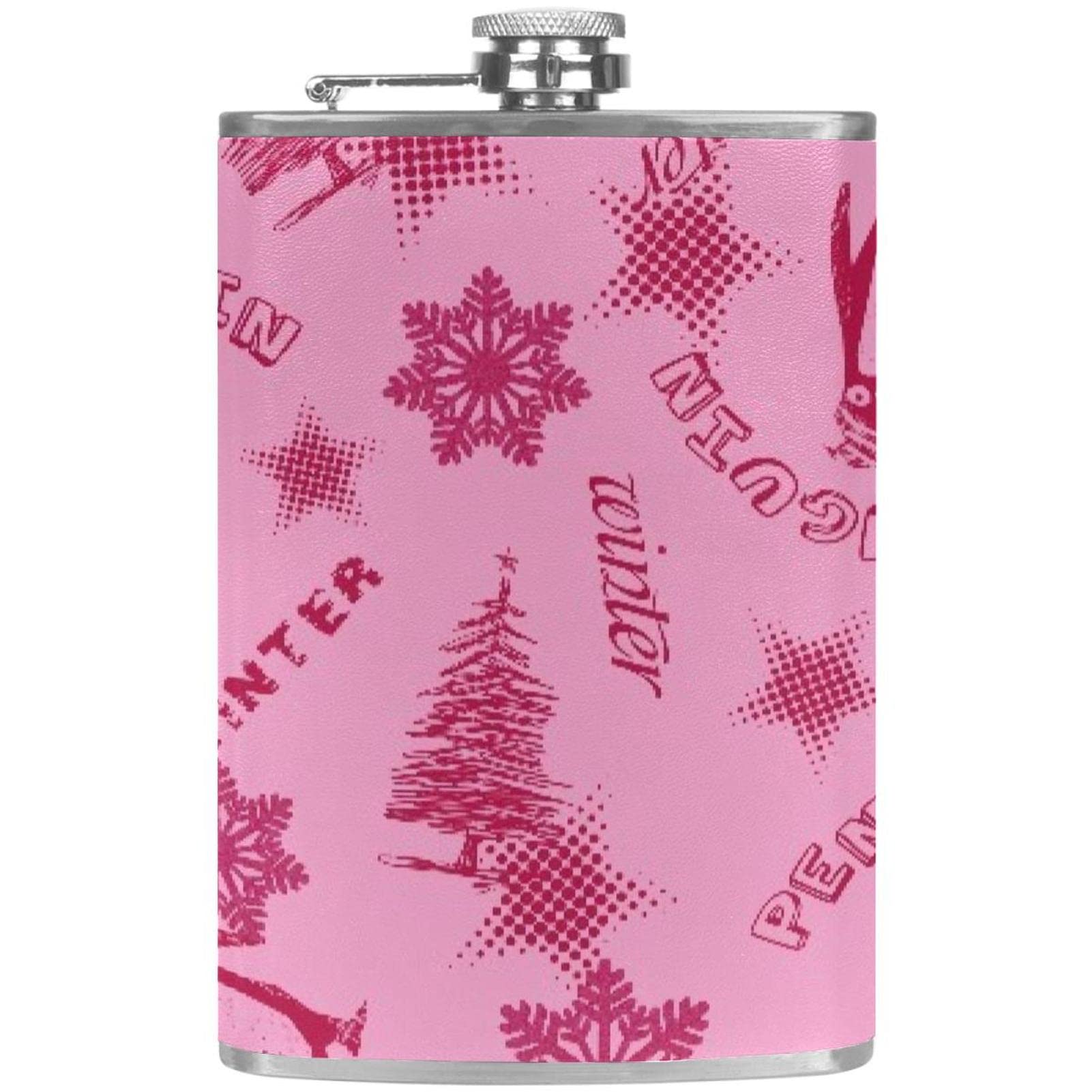 Flasque de poche pingouin de Noël étanche pour liqueur en randonnée