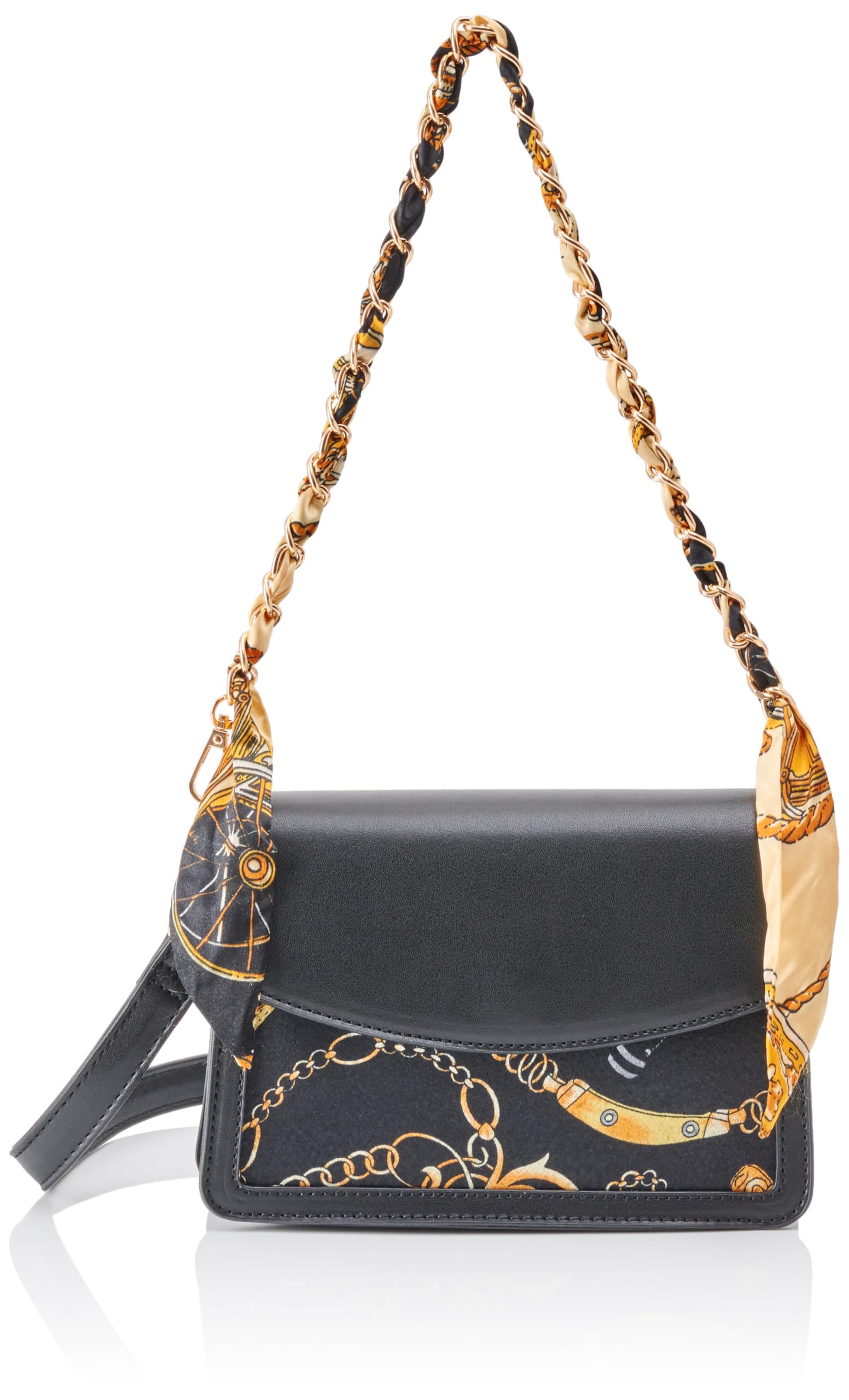 IDONY Women's Shoulder Bag, Black Multi-Coloured, One Size